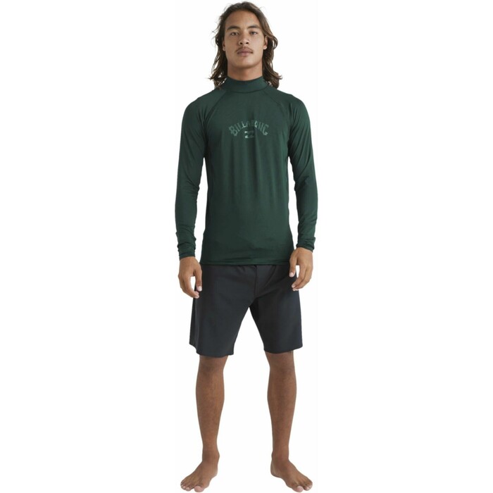 2024 Billabong Hombres Chaleco De Licra De Manga Larga Arch Wave UV50 ABYWR03011 - Billiard